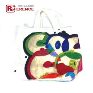 Chanel beach bag logo shoulder tote pile white